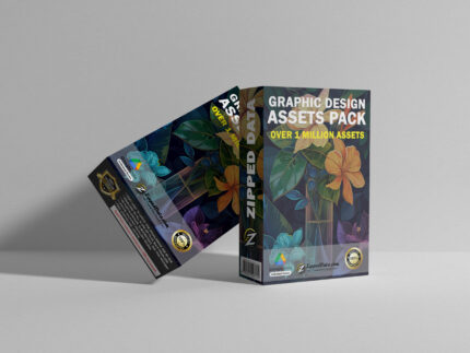 608K+ Graphic Designing Assets Pack